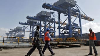 Workers at Mundra port in the Indian state of Gujarat. (Photo: Reuters)