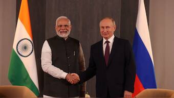 Prime Minister Narendra Modi with Russian President Vladimir Putin. Image courtesy: X/Narendra Modi
