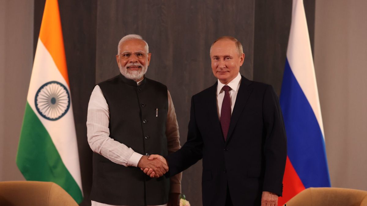 Prime Minister Narendra Modi with Russian President Vladimir Putin. Image courtesy: X/Narendra Modi Prime Minister Narendra Modi with Russian President Vladimir Putin. Image courtesy: X/Narendra Modi