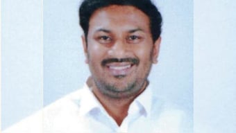 Kandi Srinivasa Reddy. a Congress leader, is embroiled in the US H1-B visa lottery scam. Image Courtesy: Myneta.info