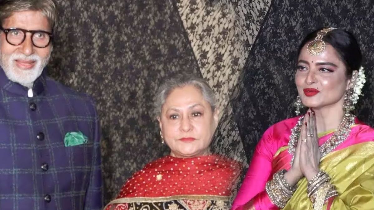 When Rekha said 'Just a whiff of him makes me happy' about Amitabh Bachchan whereas Jaya Bachchan objected on being called by his name When Rekha said 'Just a whiff of him makes me happy' about Amitabh Bachchan whereas Jaya Bachchan objected on being called by his name