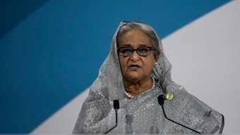 Sheikh Hasina reached India after fleeing from Bangladesh. File Photo/AP