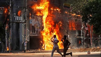 On Monday, an Indian cultural centre in Dhaka and four Hindu temples across the country were attacked. AP