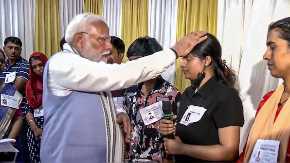 WATCH: PM Modi meets landslide victims in Wayanad – Firstpost