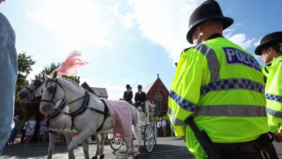 Parents of Taylor Swift event victim urge end to rioting at emotional funeral Parents of Taylor Swift event victim urge end to rioting at emotional funeral