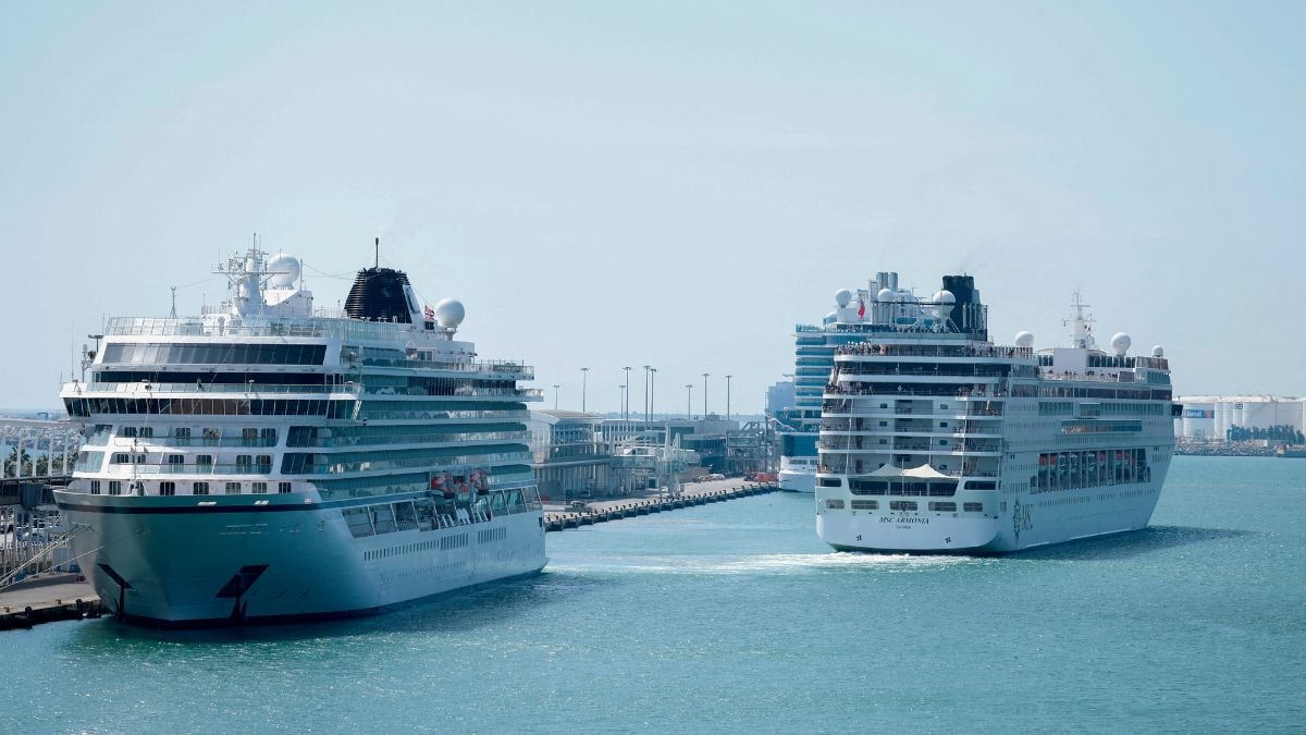 Climate activists block Amsterdam port to prevent cruise ships from arriving – Firstpost