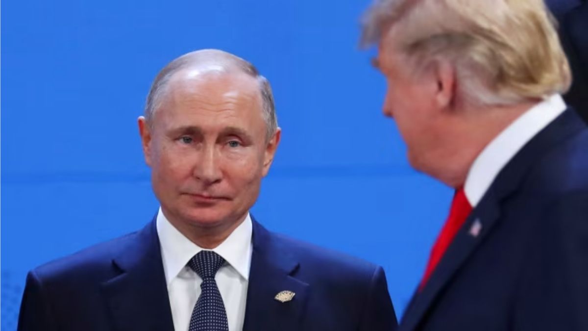 US President Donald Trump with Russian president Vladimir Putin. Reuters File US President Donald Trump with Russian president Vladimir Putin. Reuters File