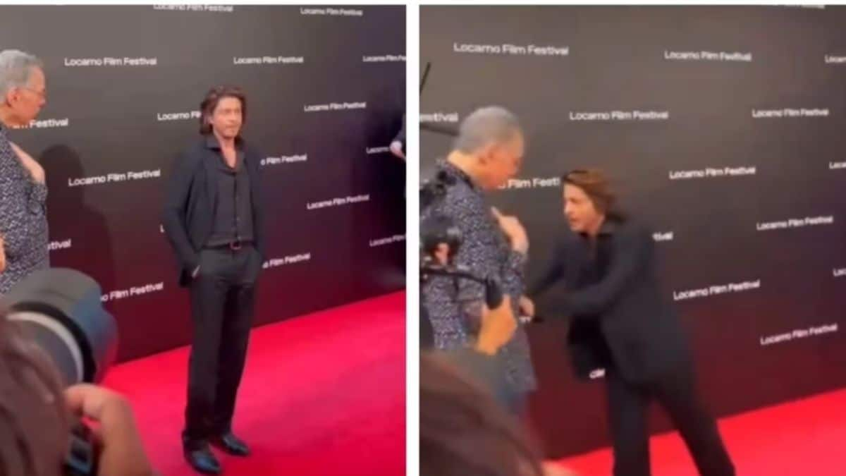 WATCH: Shah Rukh Khan pushes a man at Locarno Film Festival in viral video, netizens have mixed reactions