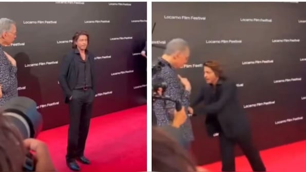  Shah Rukh Khan pushes a man at Locarno Film Festival in viral video, netizens have mixed reactions