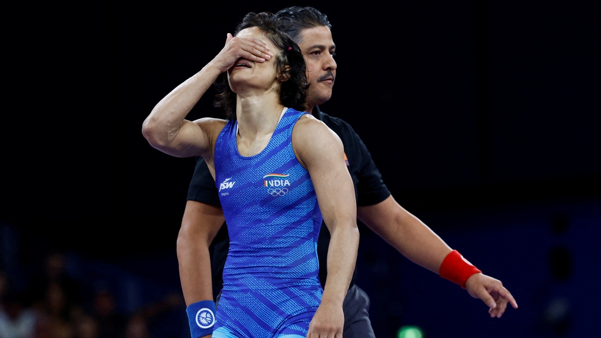 Vinesh Phogat was disqualified from the Paris Olympics for gaining weight by 100 grams. Reuters Vinesh Phogat was disqualified from the Paris Olympics for gaining weight by 100 grams. Reuters