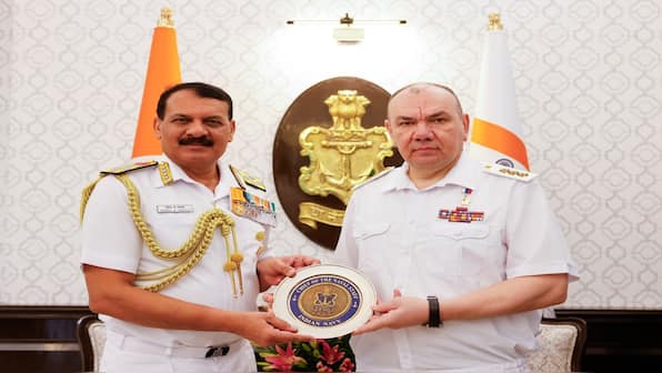 Ahead of Modi’s Ukraine visit, Russian Navy chief meets CDS, Admiral Tripathi in India