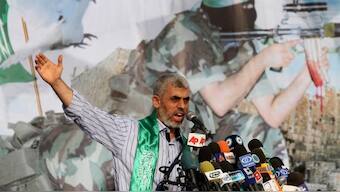 Hamas's chief Yahya Sinwar. Image: Adel Hana/Associated Press