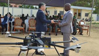 China donated four Norinco PMR-50 drones to Benin in 2023. Reuters
