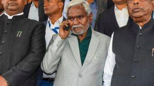 Former Chief Minister of Jharkhand Champai Soren. File Image/ PTI