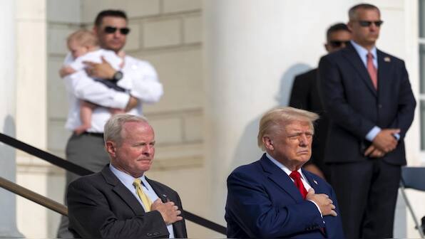 Trump defends Arlington cemetery visit, says he doesn't 'need publicity'