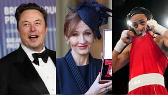 JK Rowling and Elon Musk have been named in Imane Khalif's lawsuit after Olympics gender row. Reuters/AP