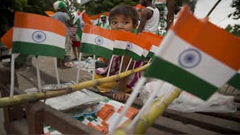 The Tricolour has become the symbol of our dignity, an essence of what India is. File image/AP