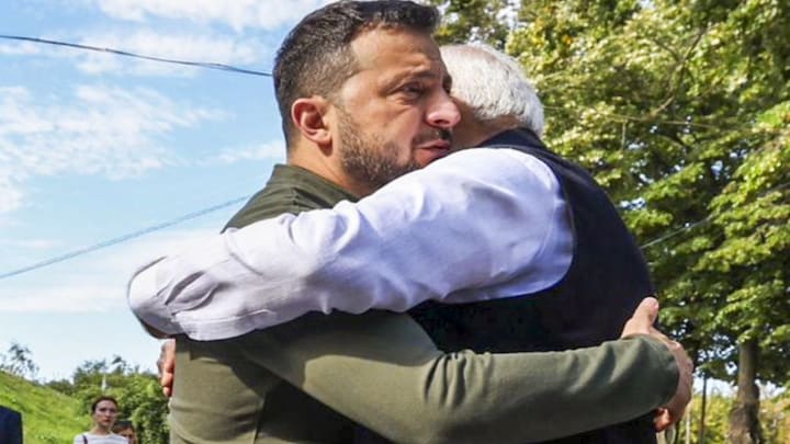 Sealed with a hug: PM Modi’s heartfelt visit to Ukraine
