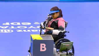 Mona Agarwal won bronze in the women's 10m air rifle (SH1) event at Paralympics 2024. Image: Kiren Rijiju on X