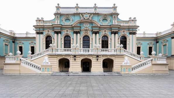 Inside Mariinskyi Palace, the official residence of Ukraine’s Zelenskyy where he hosted PM Modi