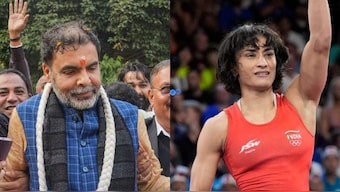 Sanjay Singh, WFI president, has also blamed Vinesh Phogat for failing to make weight at Paris Olympics. PTI/AP