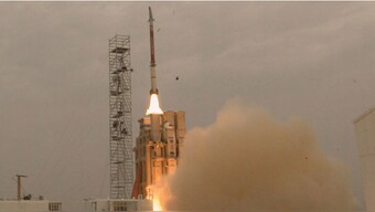 The David's Sling  sits above the Iron Dome and Iron beam and below the Arrow-2 and Arrow-3 missiles. Each interceptor costs ove a million dollars.  Image courtesy: Raytheon