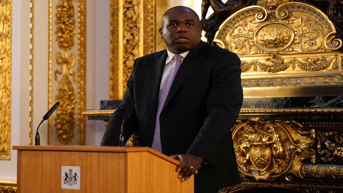 Foreign Secretary David Lammy. File image/ Reuters Foreign Secretary David Lammy. File image/ Reuters