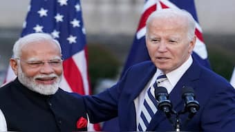 India's Prime Minister Narendra Modi and US President Joe Biden. Reuters 