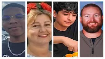 Collage of Mason Schermerhorn, Cristina Irimie, Christian Angulo and Richard Aspinwall, the victims of Georgia school shooting. X / Go Fund Me