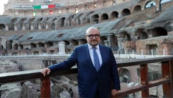 Gennaro Sangiuliano apologised to his wife during a prime-time television interview on Wednesday. Reuters