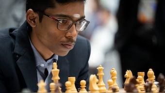 R Pragggnandhaa is the top-ranked Indian in FIDE's Classical ratings at No 4. Image: AP 