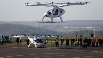  A holistic approach to urban air mobility would mean seamlessly integrating a variety of critical components. Image : Benoit Tessier | Reuters