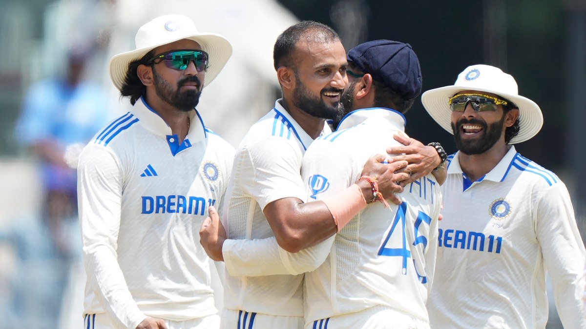 Watch: India pacer Akash Deep uproots timber on successive balls on Day 2 of first Test against Bangladesh Watch: India pacer Akash Deep uproots timber on successive balls on Day 2 of first Test against Bangladesh