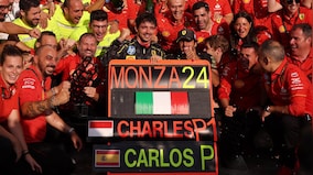 Italian Grand Prix: Leclerc delivers home win for Ferrari at Monza as defending champion Verstappen falters again