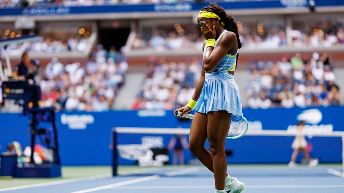 Coco Gauff made 60 unforced errors in her defeat to Emma Navarro. Reuters Coco Gauff made 60 unforced errors in her defeat to Emma Navarro. Reuters