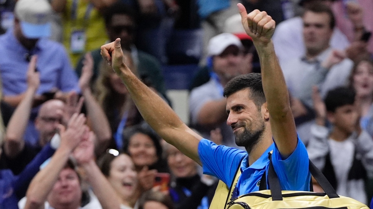 Novak Djokovic walks off the court after a third round loss against Alexei Popyrin at the US Open. AP Novak Djokovic walks off the court after a third round loss against Alexei Popyrin at the US Open. AP