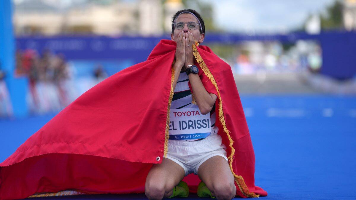 Paris Paralympics 2024 Morocco’s Fatima Ezzahra El Idrissi smashes
