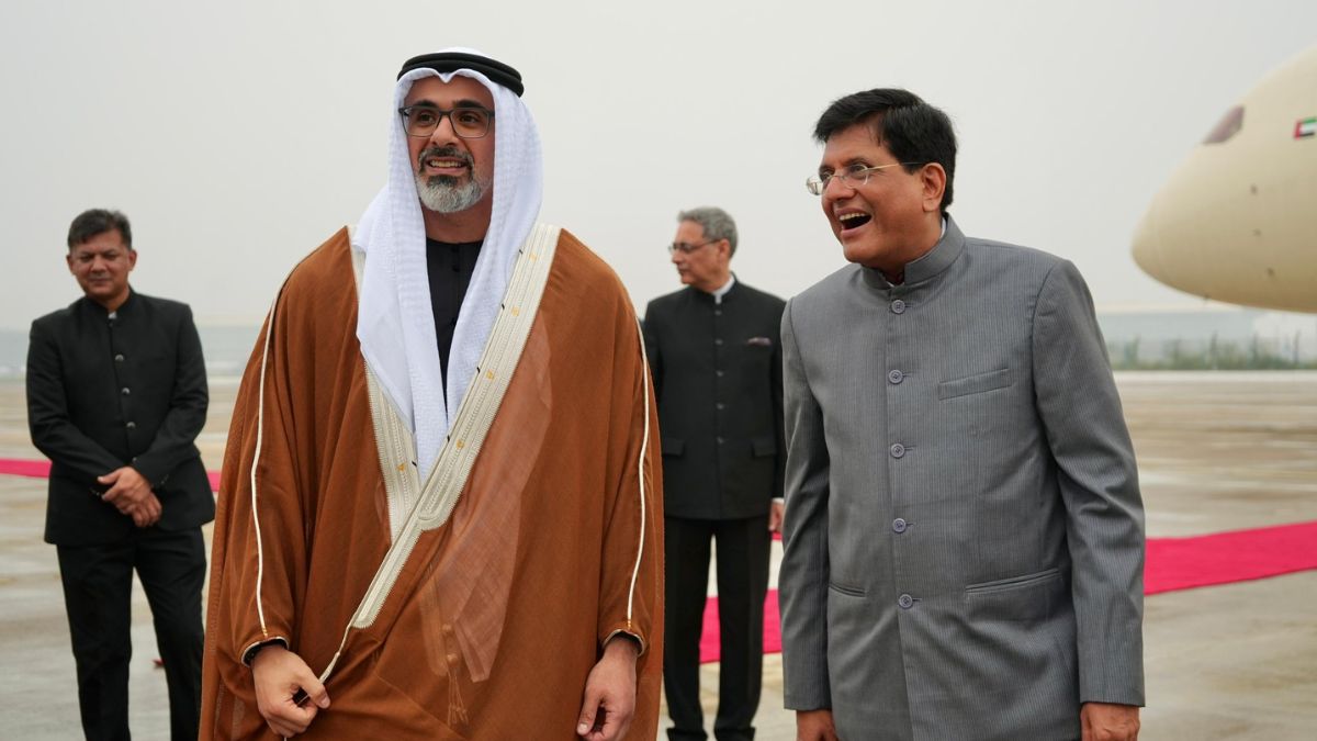 Abu Dhabi Crown Prince Al Nahyan arrives in Delhi, receives warm welcome. Image/X/@MEAIndia Abu Dhabi Crown Prince Al Nahyan arrives in Delhi, receives warm welcome. Image/X/@MEAIndia