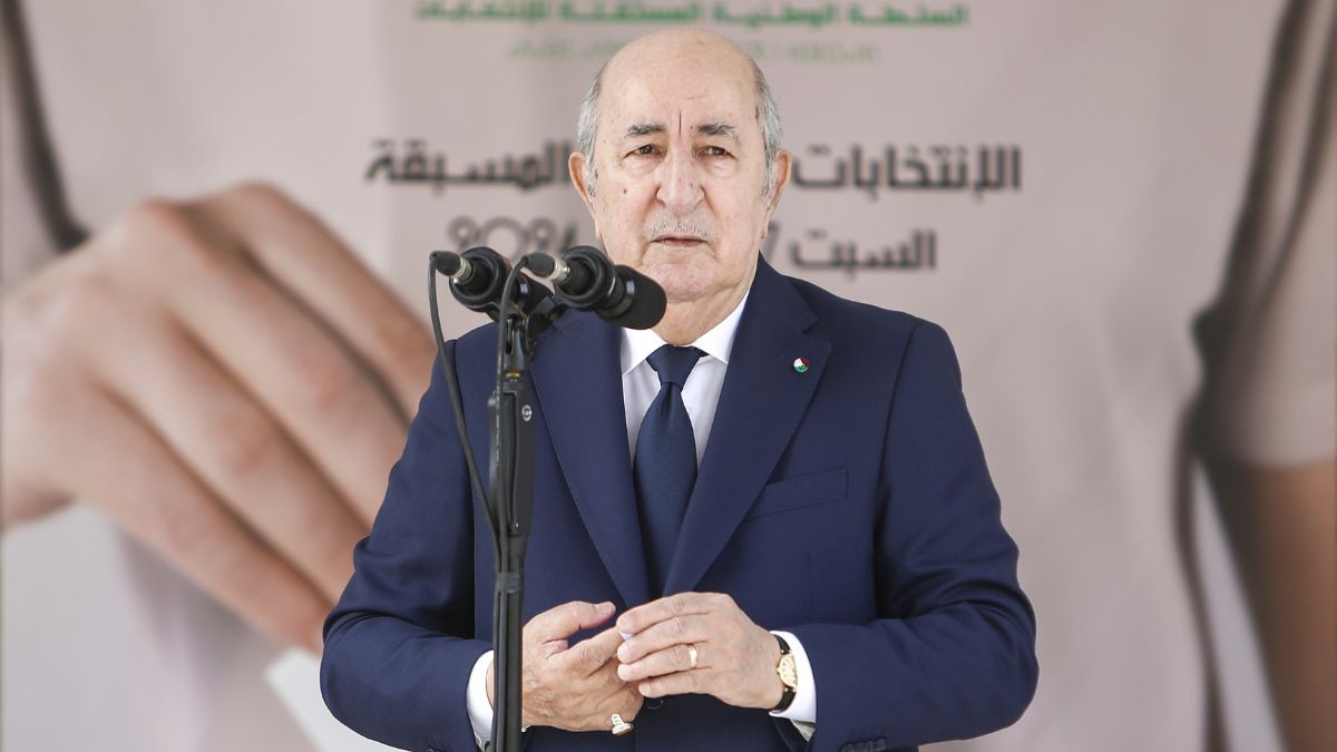 Algeria re-elects President Abdelmadjid Tebboune with 94.7 percent vote Algeria re-elects President Abdelmadjid Tebboune with 94.7 percent vote