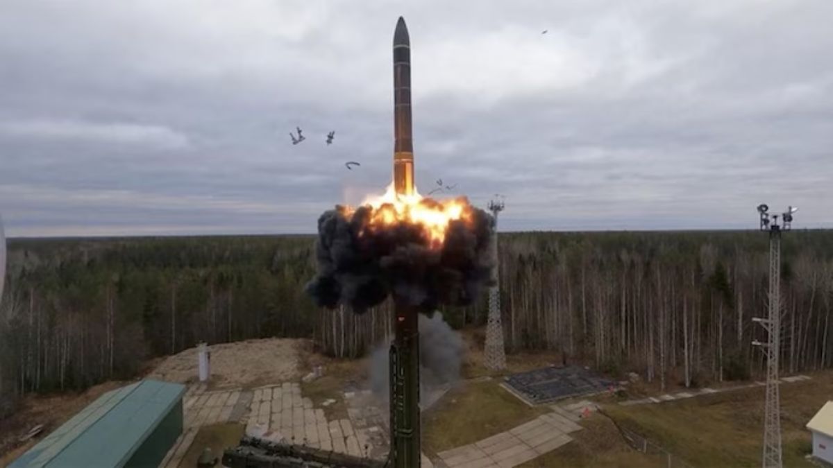 Is this the launch site for Putin's 'invincible' new nuclear-powered missile? Is this the launch site for Putin's 'invincible' new nuclear-powered missile?