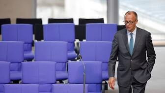 Chairman of Christian Democratic Union (CDU) Friedrich Merz walks at the lower house of parliament, the Bundestag, in Berlin, Germany September 10, 2024. Reuters