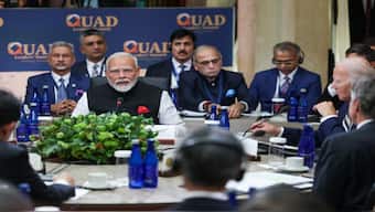 Prime Minister Narendra Modi addresses the Quad Leaders' Summit in Delaware. X - @MEA_India