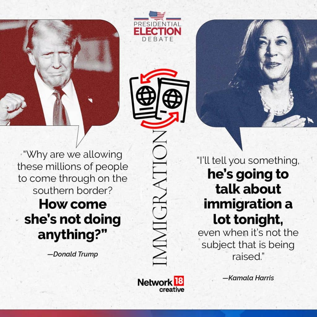 In Graphics | The big quotes from the Harris-Trump presidential debate ...