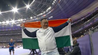 Hokato Sema won a bronze medal in the men's shot put event at the Paris Paralympics. Image: X