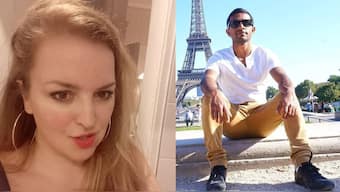 An undated selfie of Cristiana Barsony-Arcidiacono, the Italian-Hungarian CEO and owner of Hungary-based BAC Consulting in an unknown location in this picture obtained from social media; An image of Norwegian citizen Rinson Jose obtained from X. Facebook via Reuters & X