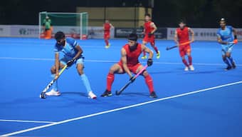 Defending champions India began their quest for a fifth Asian Champions Trophy title with a commanding victory. Image credit: Hockey India