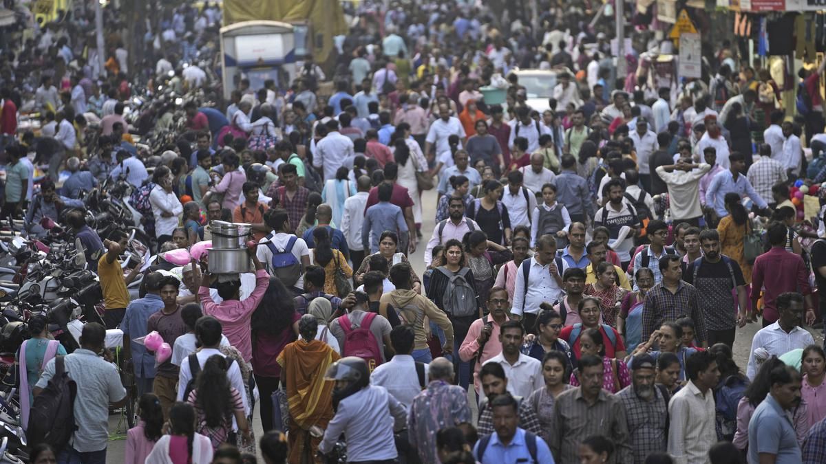 India, the most populous country in the world, is likely to see its population spurt slow down, but see the ratio of working age people rise. File image/AP India, the most populous country in the world, is likely to see its population spurt slow down, but see the ratio of working age people rise. File image/AP