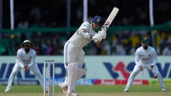 Yashasvi Jaiswal played a 31-ball fifty on Day 4 of the second Test against Bangladesh in Kanpur. AP 