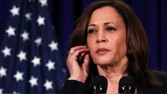Republican presidential candidate Donald Trump has repeatedly claimed that US Vice President Kamala Harris would try to take away Americans' guns in violation of the constitution's Second Amendment. Source: AFP.