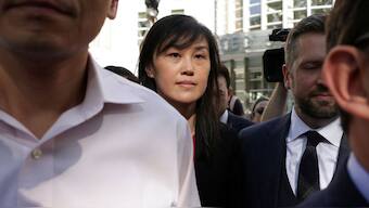 Linda Sun, a former aide to New York State Governor Kathy Hochul, exits Brooklyn Federal court after she was charged with acting as an unregistered agent of China’s government in New York City, US, September 3, 2024. Reuters